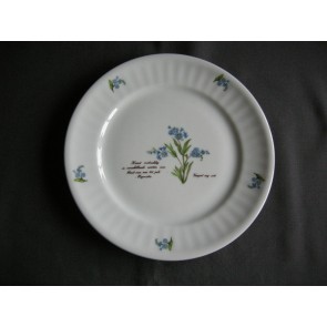 Libelle Wilde Planten dinerbord vergeet mij niet