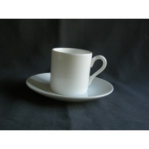 Wedgwood White China espressokop & schotel