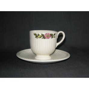 Wedgwood Briar Rose espressokop en schotel