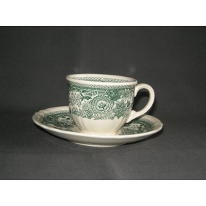 Villeroy & Boch Burgenland groen espressokop & schotel