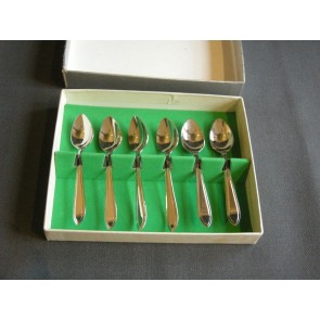 Sola GZ model 430 puntfilet espressolepeltjes / advocaatlepeltjes