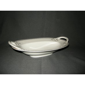 Rosenthal 155 630 wit met zwart geblokt décorrandje vleesschaaltje