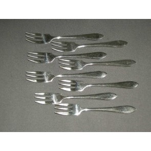 Gero Zilmeta model 718 puntfilet gebaksvorkjes 12 cm.