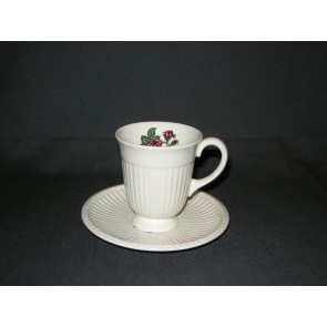 Wedgwood Moss Rose koffie kop en schotel