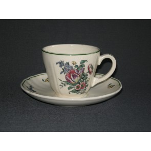 Villeroy & Boch Alt Strassburg nieuw stempel koffiekop & schotel dichte tulp