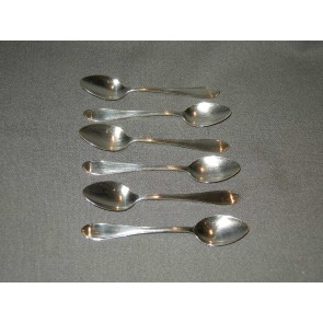 Gero verzilverd model 456 koffielepeltjes