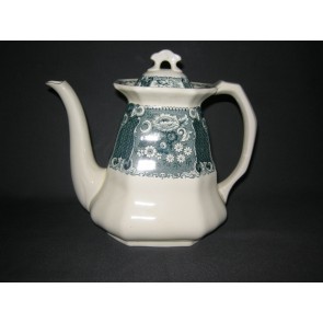 Societe Ceramique Victoria petrol koffiepot