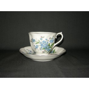 Royal Albert Forget-me-not kop & schotel