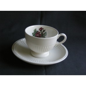 Wedgwood Moss Rose kop & schotel O8 cm.