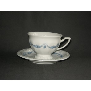 Rosenthal Maria Rosenkante Blau kop & schotel