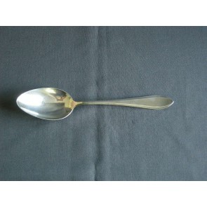 Gero verzilverd model 618 puntfilet lepel 21 cm. met logo KLM