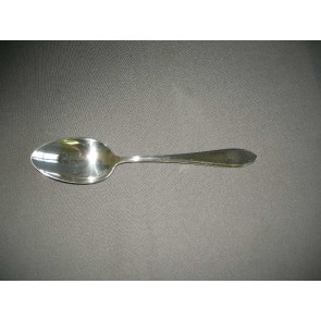 Gero verzilverd model 618 puntfilet lepel 21 cm. met gravure "van moeder"