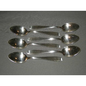 Sola verzilverd model1640 6 lepels 18 cm.