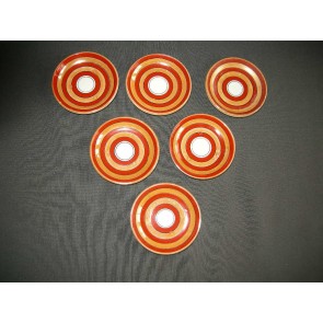 Societe Ceramique decor 12 petit-four bordjes