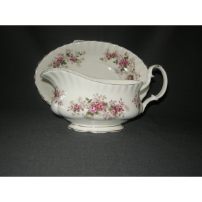 Royal Albert Lavender Rose sauskom met losse onderschotel