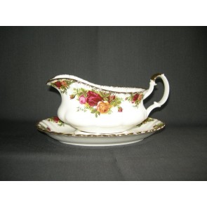 Royal Albert Old Country Roses sauskom + bijbehorende onderschotel