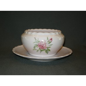 Hutschenreuther Porcelaine Rose Drache met roosdecor sauskom