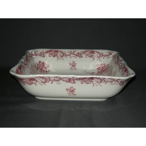 Villeroy & Boch Valeria rood schaal 25,5 x 25,5 x 7 cm.