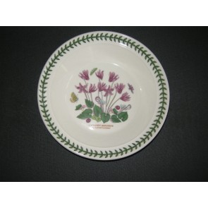 Portmeirion Botanic Garden soepbord Cyclamen Repandum met kleurloze craquelé