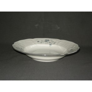 Rosenthal Sanssouci spierwit met blauw / grijze bloemetjes soepbord