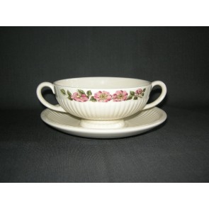 Wedgwood Briar Rose soepkop en schotel