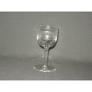 gebruikt glas rollend geld steel O4,5 cm.