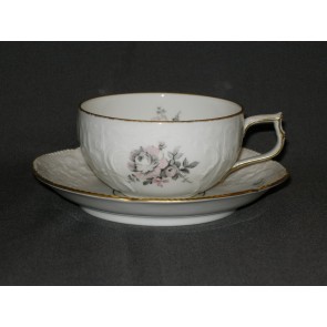 Rosenthal Sanssouci Grau Rose theekop & schotel