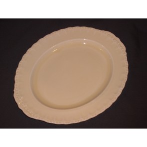 Grindley roomwit effen vleesschaal 32 x 25,5 cm.