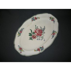 Villeroy & Boch Alt Strassburg oud stempel vleesschaal 33,5 x 22 cm. beschadigd