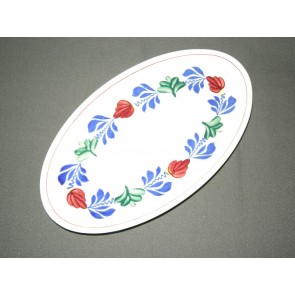 Boch Boerenbont vleesschaaltje afm. 24 x 13,5 cm