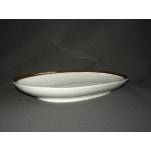 Thomas Medaillon bruin - goudkleurige decorrand vleesschaaltje