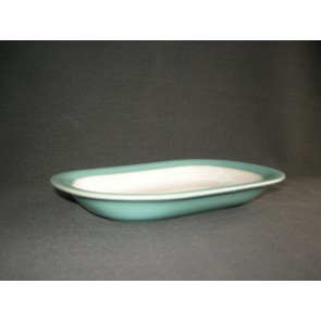 Huizen pastel aqua vleesschaaltje