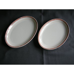 Villeroy & Boch Beaulieu vleesschaaltjes gladde rand 21,5 x 15 cm.