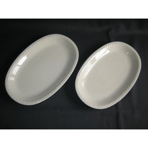 Royal Creamware Recamier vleesschaaltjes