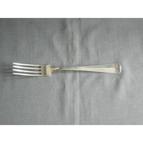 Gero verzilverd model 20 Haags Lofje vork 21 cm.