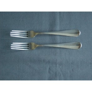 Keltum P1 Hollands Glad verzilverd vorken 17,3 cm. met slijtage