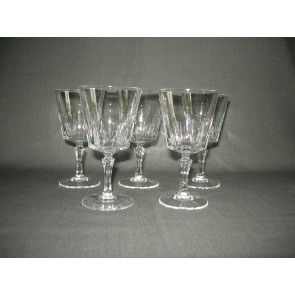 Kristal d'Arques schuine kelk witte wijnglazen